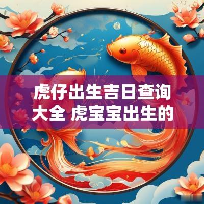 虎仔出生吉日查询大全 虎宝宝出生的最佳时辰