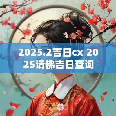 2025.2吉日cx 2025请佛吉日查询
