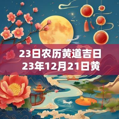 23日农历黄道吉日 23年12月21日黄道吉日