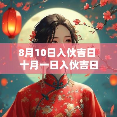 8月10日入伙吉日 十月一日入伙吉日