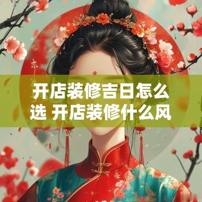开店装修吉日怎么选 开店装修什么风格便宜