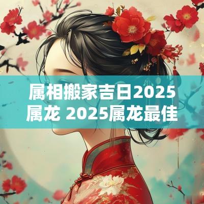 属相搬家吉日2025属龙 2025属龙最佳搬家吉日