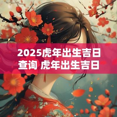 2025蛇年出生吉日查询 蛇年出生吉日一览表