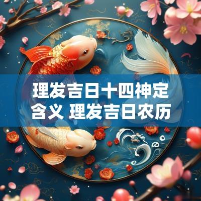 理发吉日十四神定含义 理发吉日农历12月