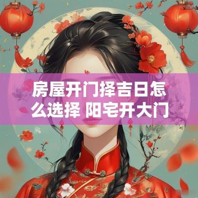 房屋开门择吉日怎么选择 阳宅开大门选哪些吉日