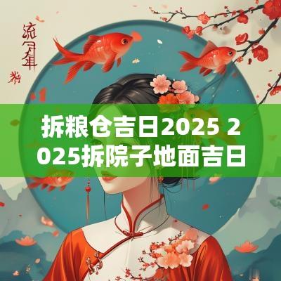 拆粮仓吉日2025 2025拆院子地面吉日