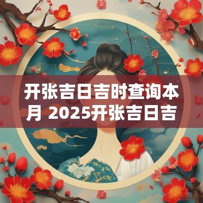 开张吉日吉时查询本月 2025开张吉日吉时