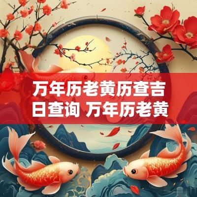 万年历老黄历查吉日查询 万年历老黄历看结婚吉日
