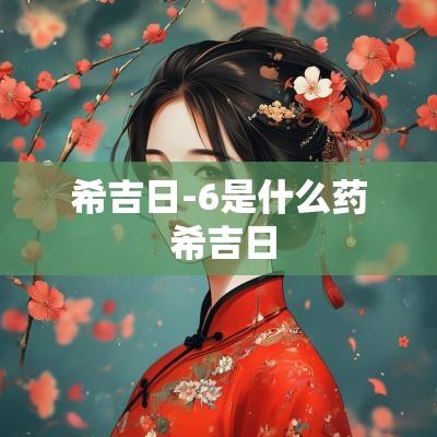 希吉日-6是什么药 希吉日