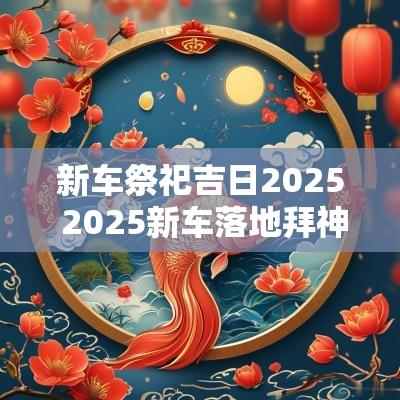 新车祭祀吉日2025 2025新车落地拜神吉日