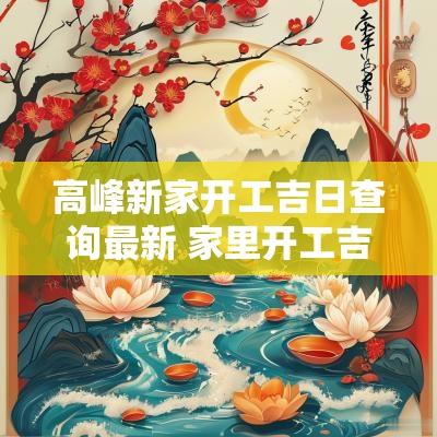 高峰新家开工吉日查询最新 家里开工吉日好不吉