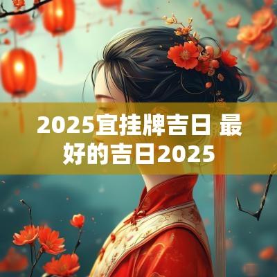 2025宜挂牌吉日 最好的吉日2025