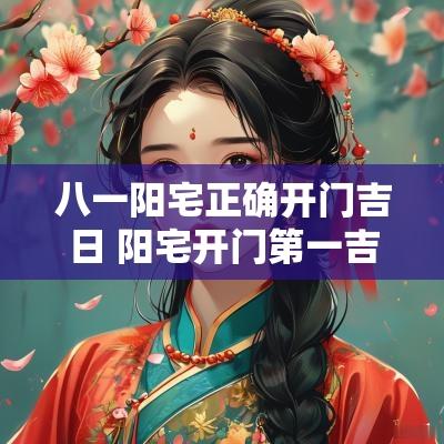 八一阳宅正确开门吉日 阳宅开门第一吉有哪些