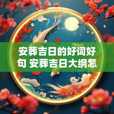 安葬吉日的好词好句 安葬吉日大纲怎么写