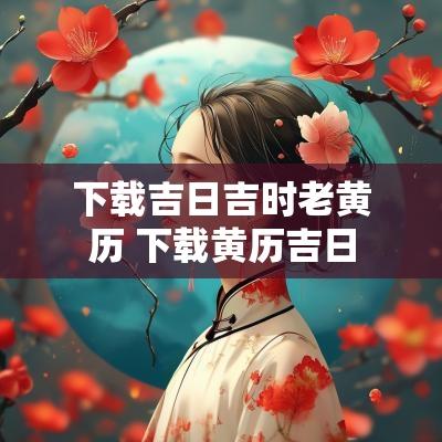 下载吉日吉时老黄历 下载黄历吉日