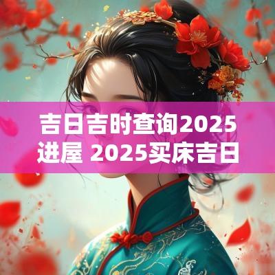吉日吉时查询2025进屋 2025买床吉日吉时查询