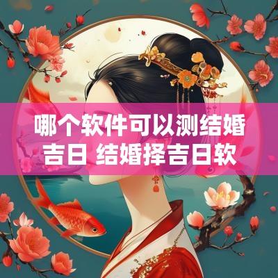 哪个软件可以测结婚吉日 结婚择吉日软件免费