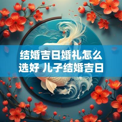 结婚吉日婚礼怎么选好 儿子结婚吉日怎样选