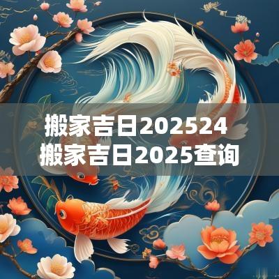 搬家吉日202524 搬家吉日2025查询表