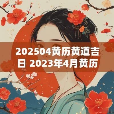 202504黄历黄道吉日 2025年4月黄历黄道吉日一览表