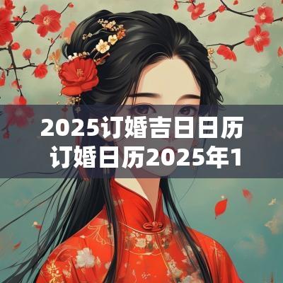 2025订婚吉日日历 订婚日历2025年1月15号图片