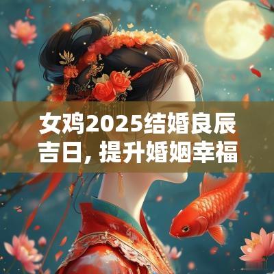 女鸡2025结婚良辰吉日, 提升婚姻幸福的选择