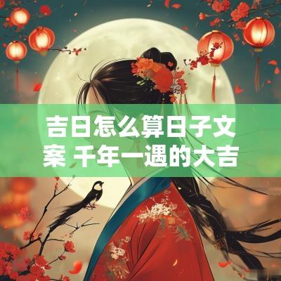 吉日怎么算日子文案 千年一遇的大吉吉日文案