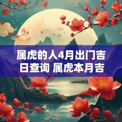 属虎的人4月出门吉日查询 属虎本月吉日查询大全