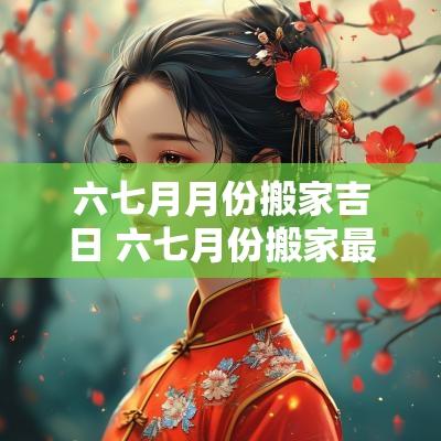 六七月月份搬家吉日 六七月份搬家最好吉日