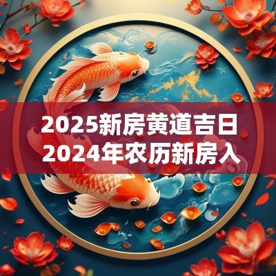 2025新房黄道吉日 2025年农历新房入伙最佳黄道吉日