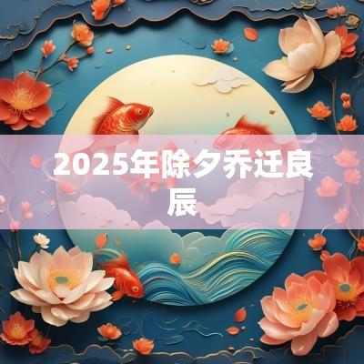 2025年除夕乔迁良辰