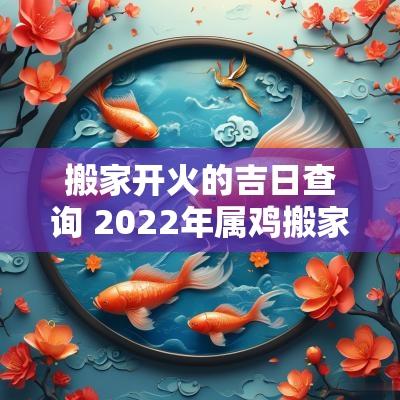 搬家开火的吉日查询 2025年属鸡搬家开火最好吉日