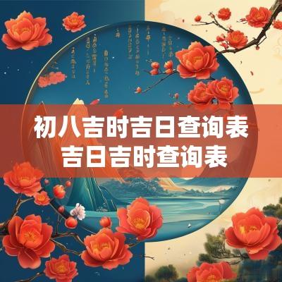 初八吉时吉日查询表 吉日吉时查询表