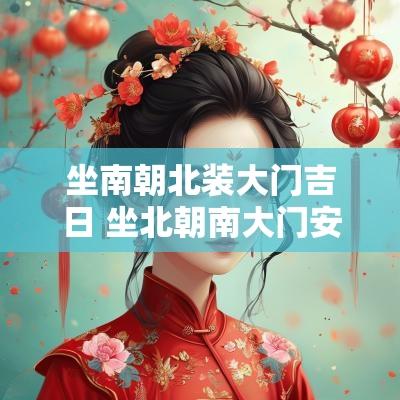 坐南朝北装大门吉日 坐北朝南大门安装吉时
