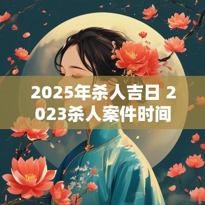 2025年杀人吉日 2025杀人案件时间