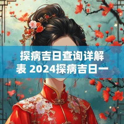 探病吉日查询详解表 2025探病吉日一览表