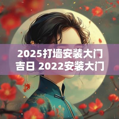 2025打墙安装大门吉日 2025安装大门吉日及时间