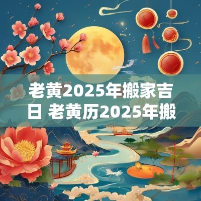 老黄2025年搬家吉日 老黄历2025年搬家吉日查询