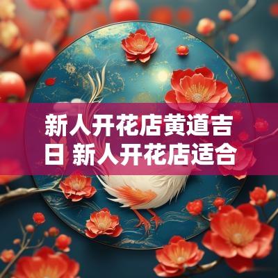 新人开花店黄道吉日 新人开花店适合什么线上平台
