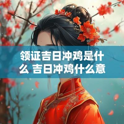 领证吉日冲鸡是什么 吉日冲鸡什么意思