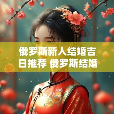 俄罗斯新人结婚吉日推荐 俄罗斯结婚有什么禁忌