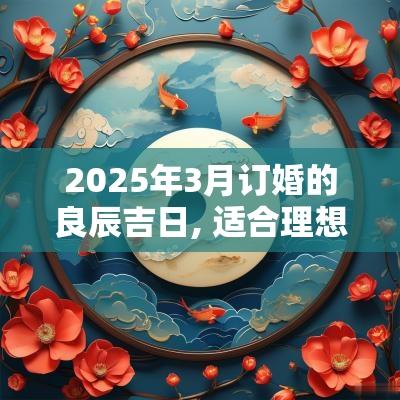 2025年3月订婚的良辰吉日, 适合理想人选的日期