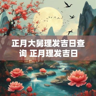 正月大舅理发吉日查询 正月理发吉日