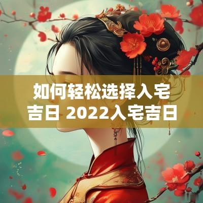 如何轻松选择入宅吉日 2025入宅吉日最旺