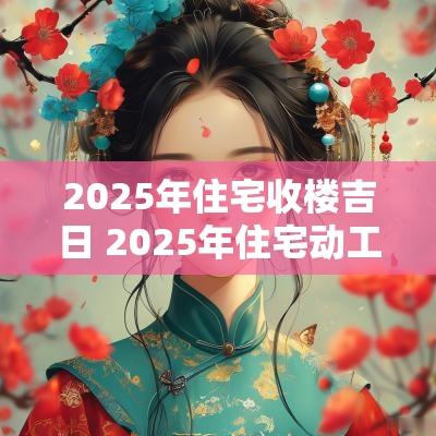 2025年住宅收楼吉日 2025年住宅动工吉日