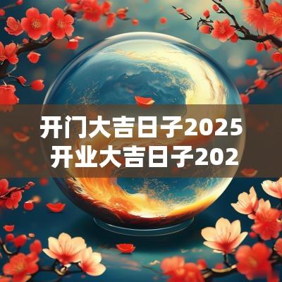 开门大吉日子2025 开业大吉日子2025
