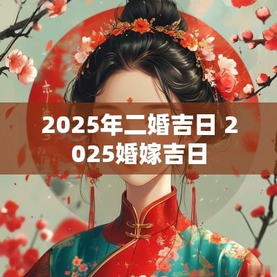 2025年二婚吉日 2025婚嫁吉日