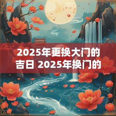 2025年更换大门的吉日 2025年换门的吉日