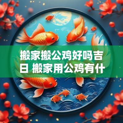搬家搬公鸡好吗吉日 搬家用公鸡有什么讲究