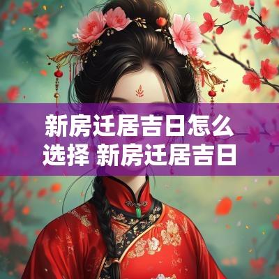 新房迁居吉日怎么选择 新房迁居吉日怎么选择呢